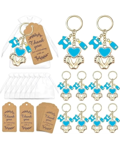 Bastelset 'Babyfüsse - Junge' (12 Gäste)