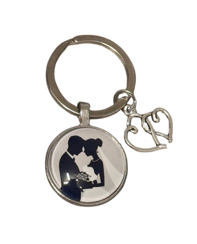 Schlüsselanhänger 'Brautpaar'