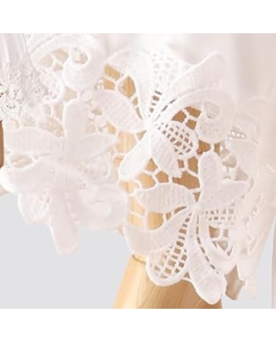 Morgenmantel 'Bride' mit Spitze