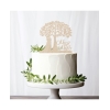 Cake Topper 'Baum der Liebe' - Holz