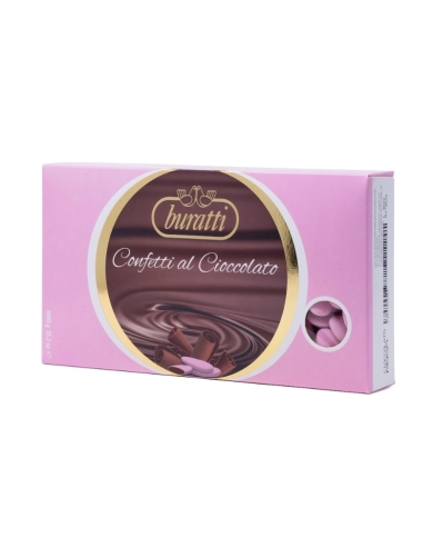 Dragées Chocolat - Rose - 1 Kg (sans gluten) - The-Weddingshop
