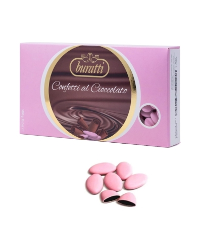 Dragées Chocolat - Rose - 1 Kg (sans gluten) - The-Weddingshop