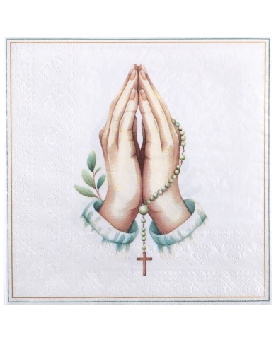 Servietten 'Betende Hände'
