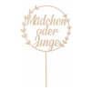 Cake Topper 'Mädchen oder Junge'