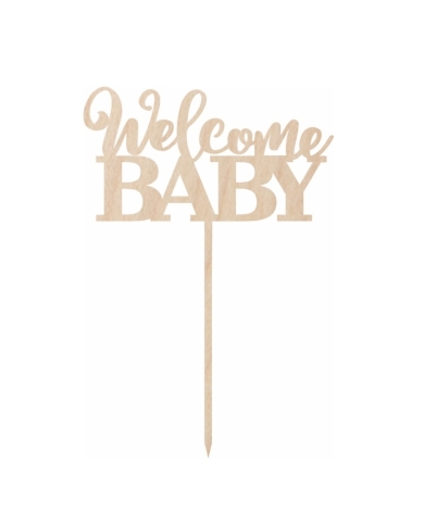 Cake Topper 'Welcome Baby'