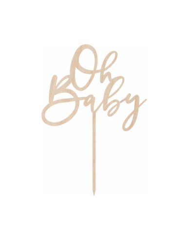 Cake Topper 'Oh Baby'