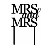 Cake Topper 'Mrs and Mrs'