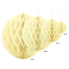 Wabenball - creme (30 cm)
