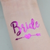 Tattoo 'Bride'- pink