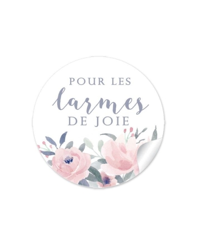 Aufkleber 'Pour les larmes de joie'