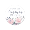 Aufkleber 'Pour les larmes de joie'