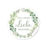 Autocollant 'Lass unsere Liebe wachsen' - Vert