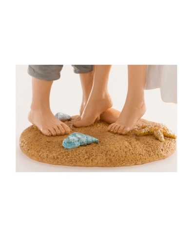 Figurine de mariage couple Mariés à la plage - The-Weddingshop