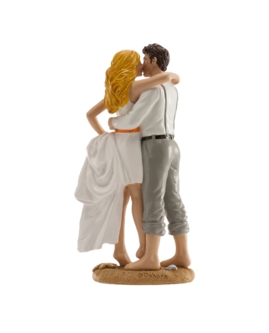 Figurine de mariage couple Mariés à la plage - The-Weddingshop
