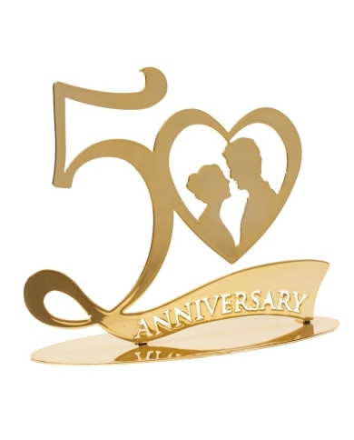 Hochzeit - Tortenfigur 50 Goldhochzeit - the-weddingshop.ch