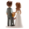 Figurine mariage 'Couple avec garçon'