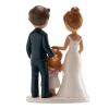 Figurine mariage 'Couple avec fille'