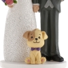Figurine mariage 'Couple avec chien'
