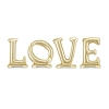 Ballon aluminium debout 'LOVE' (350 x 114 cm)