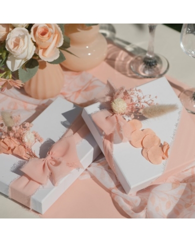 Band Kreppstoff - Apricot