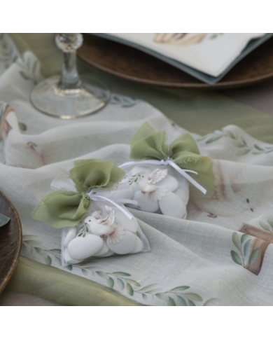 Ruban Crêpe - Olive