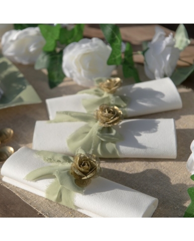 Band Kreppstoff - Olive