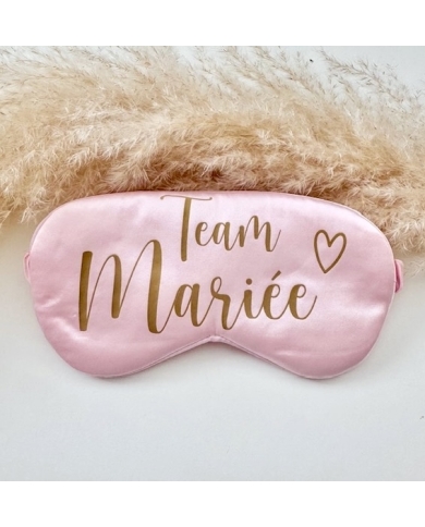 Schlafmaske 'Team Mariée'