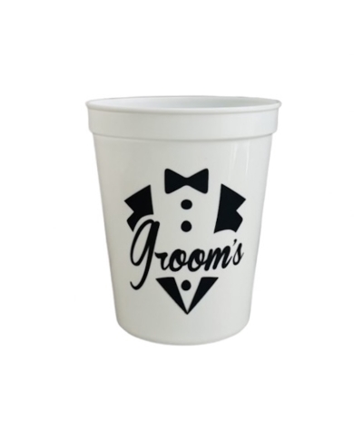 Grosses Becher-Set 'Groom's Crew' (5 Stück)