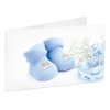 Kärtchen 'Blaue Schuhe' (10 Stück)