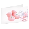 Kärtchen 'Rosa Schuhe' (10 Stück)