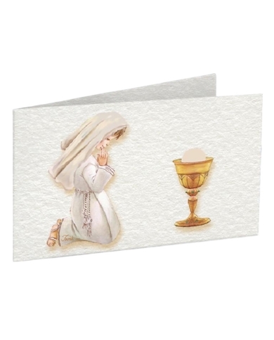 Etiquettes 'Communion fille' (10 pièces)