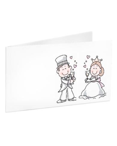 Kärtchen 'Brautpaar' (10 Stück)