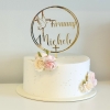 Cake Topper 'Taube und Kreuz'