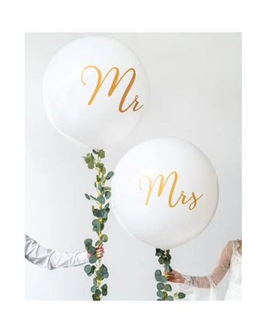 Riesenballon 'Mr' (Gold)