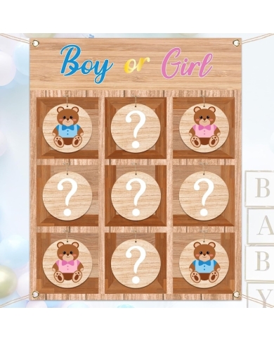 Tic Tac Toe Gender Reveal Spiel