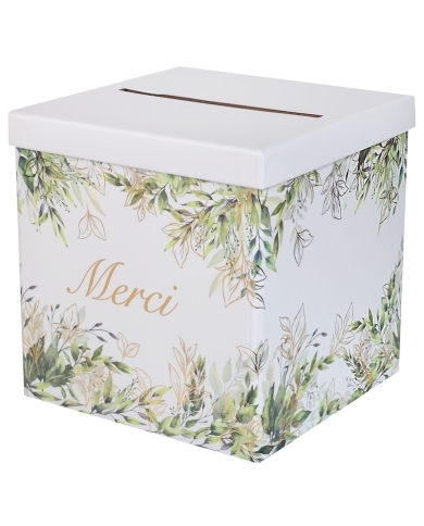 Briefbox 'Merci Blätter'