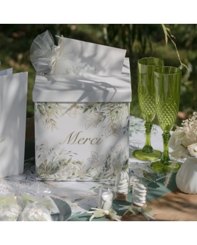 Briefbox 'Merci Blätter'