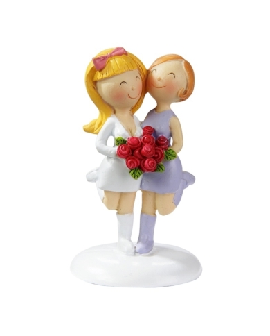 Tortenfigur lustiges Brautpaar - Frauen