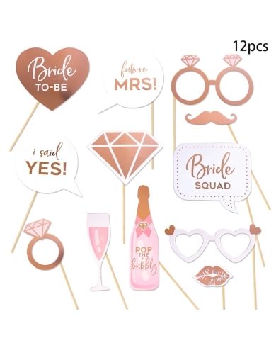 Photo Booth-Kit 'Bride Squad'