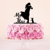 Cake Topper 'Brautpaar mit Katze'