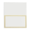 Cartes de table avec bord doré (10 pièces)