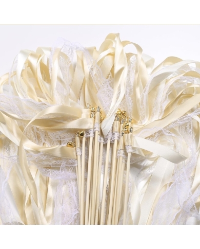 Zauberstäbe 'Wedding Wands' - Champagner