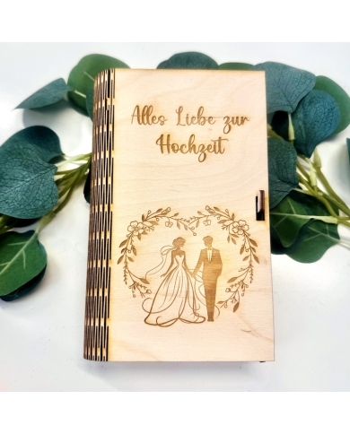 Cashbox 'Livre' bois