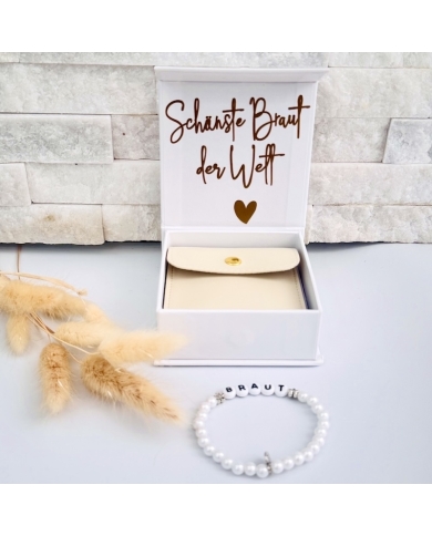 Armband 'Braut - Schönste Braut der Welt'