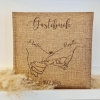Gästebuch 'Hände' Jute personalisiert
