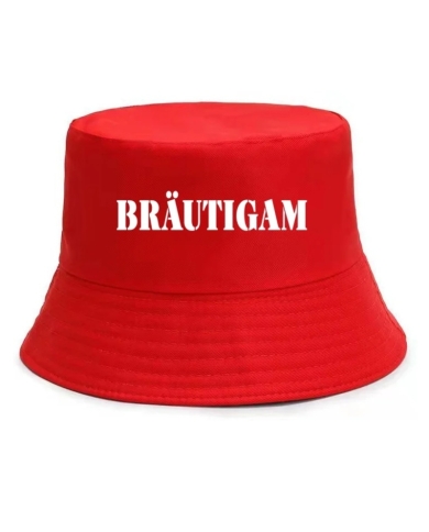 Chapeau de pêcheur 'Bräutigam' - The-Weddingshop