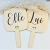 Panneaux en bois 'Lui & Elle' - The-Weddingshop