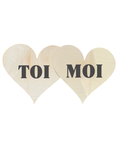 Herztafeln 'Moi & Toi'