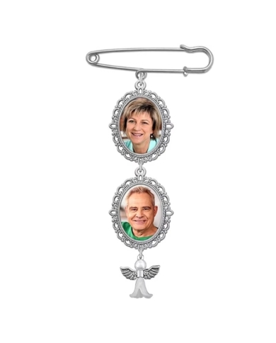 Mémorial de charm pour le bouquet de la mariée 'Duo'