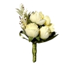 Grand Boutonnière pour invités avec rose - The-Weddingshop